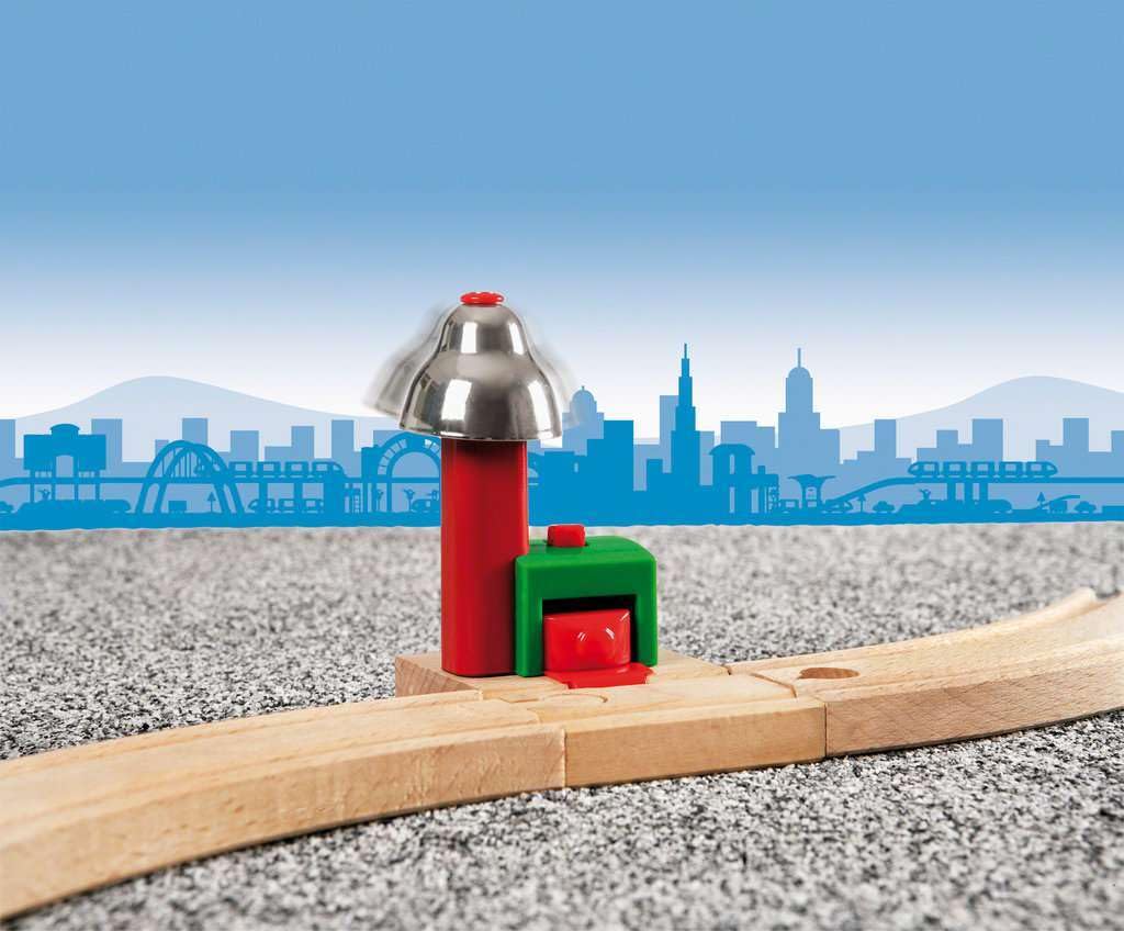 BRIO Magnetic Bell Signal green; adds tactile charm and visual appeal to playtime.