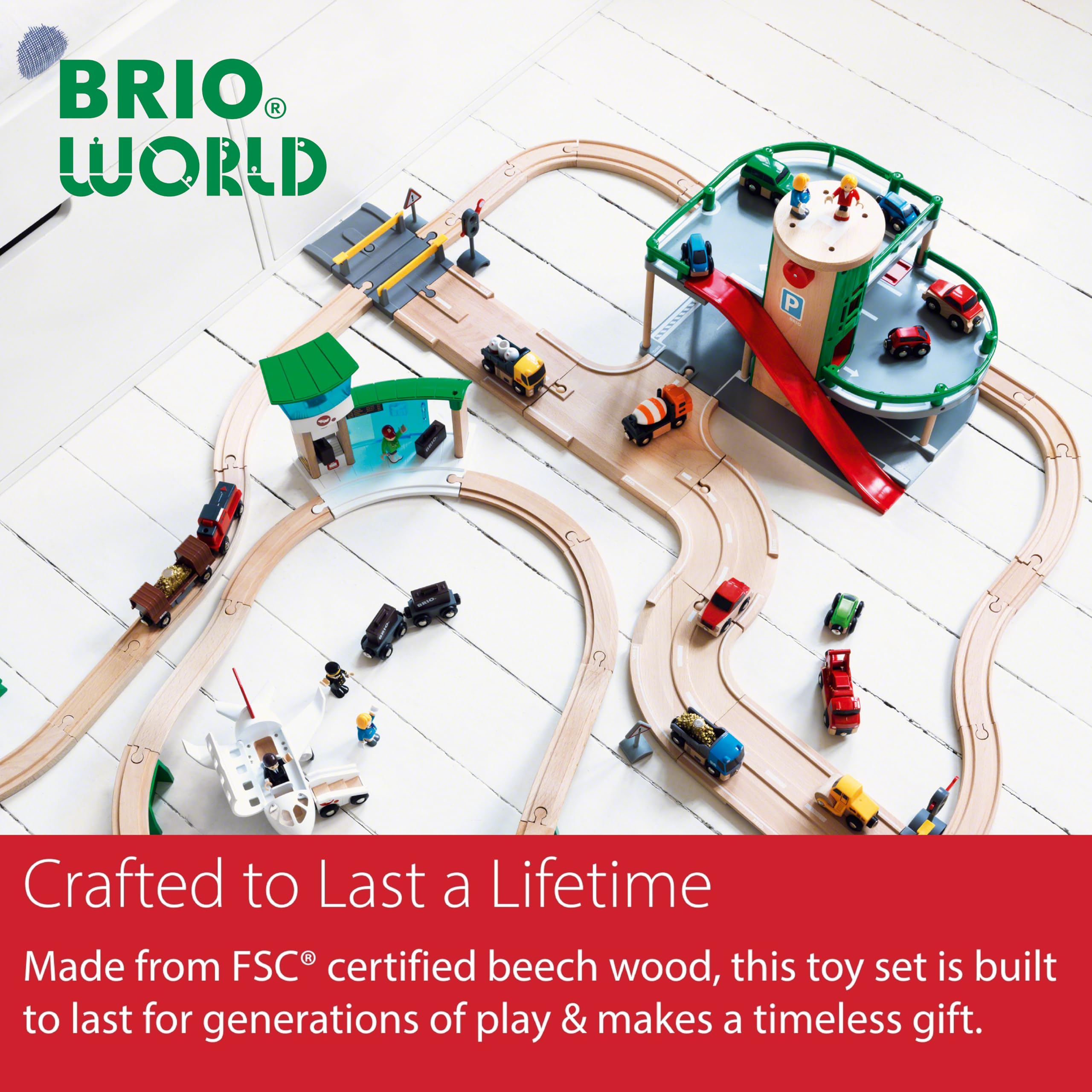 FSC-certified wood supports sustainable crafting with durable construction.