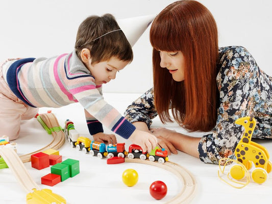 BRIO Rainbow Bridge adding colorful crossing for imaginative journeys