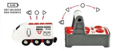 BRIO-compatible with wooden railway tracks for endless setups.