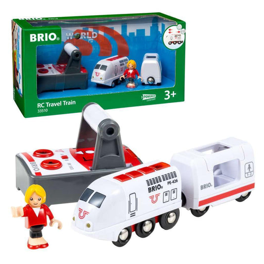 BRIO Remote Control Travel Train remote control in action for engaging playtime.