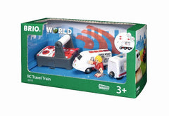 BRIO remote-travel train two-speed forward and reverse motion.