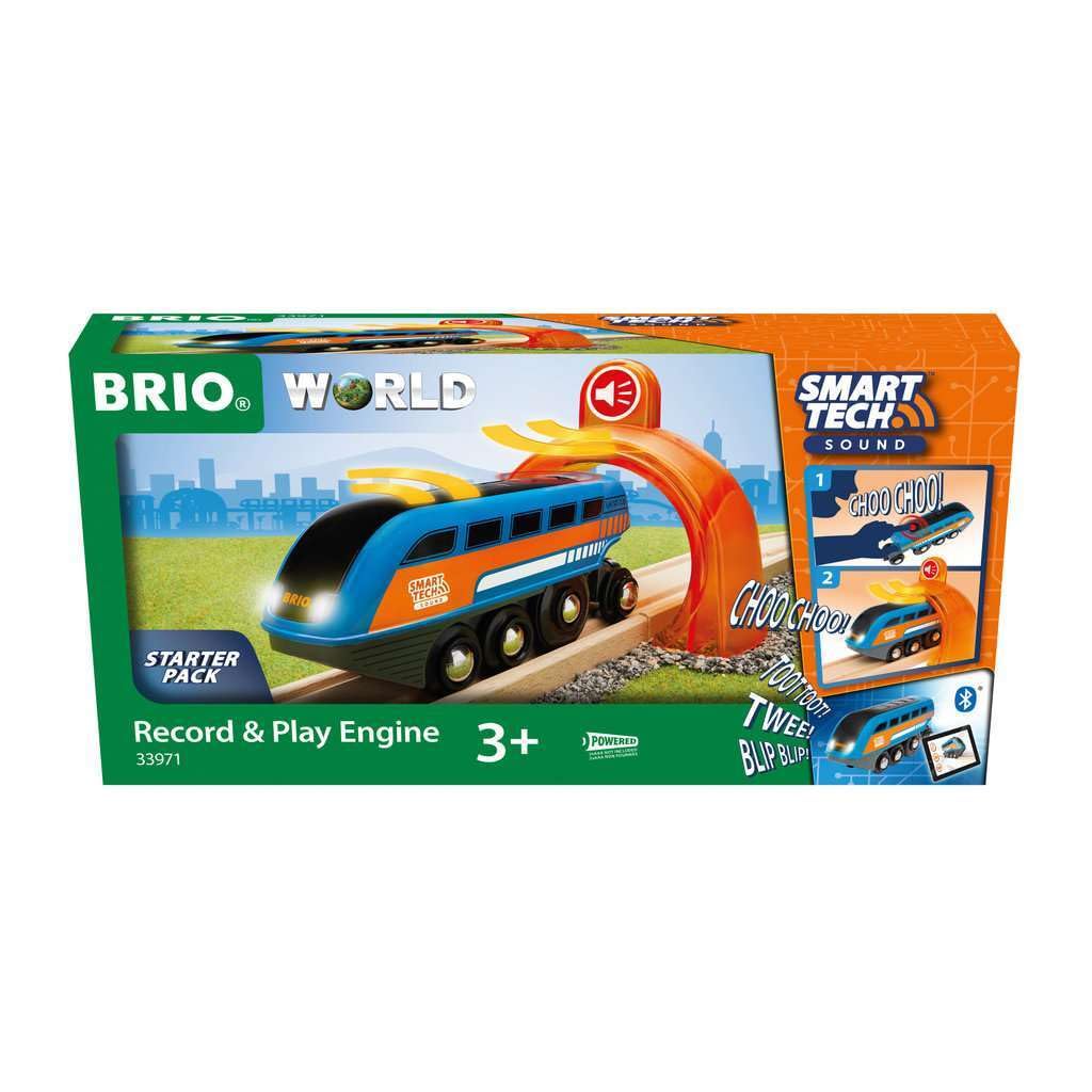 BRIO safety testing badge and toy in hands
