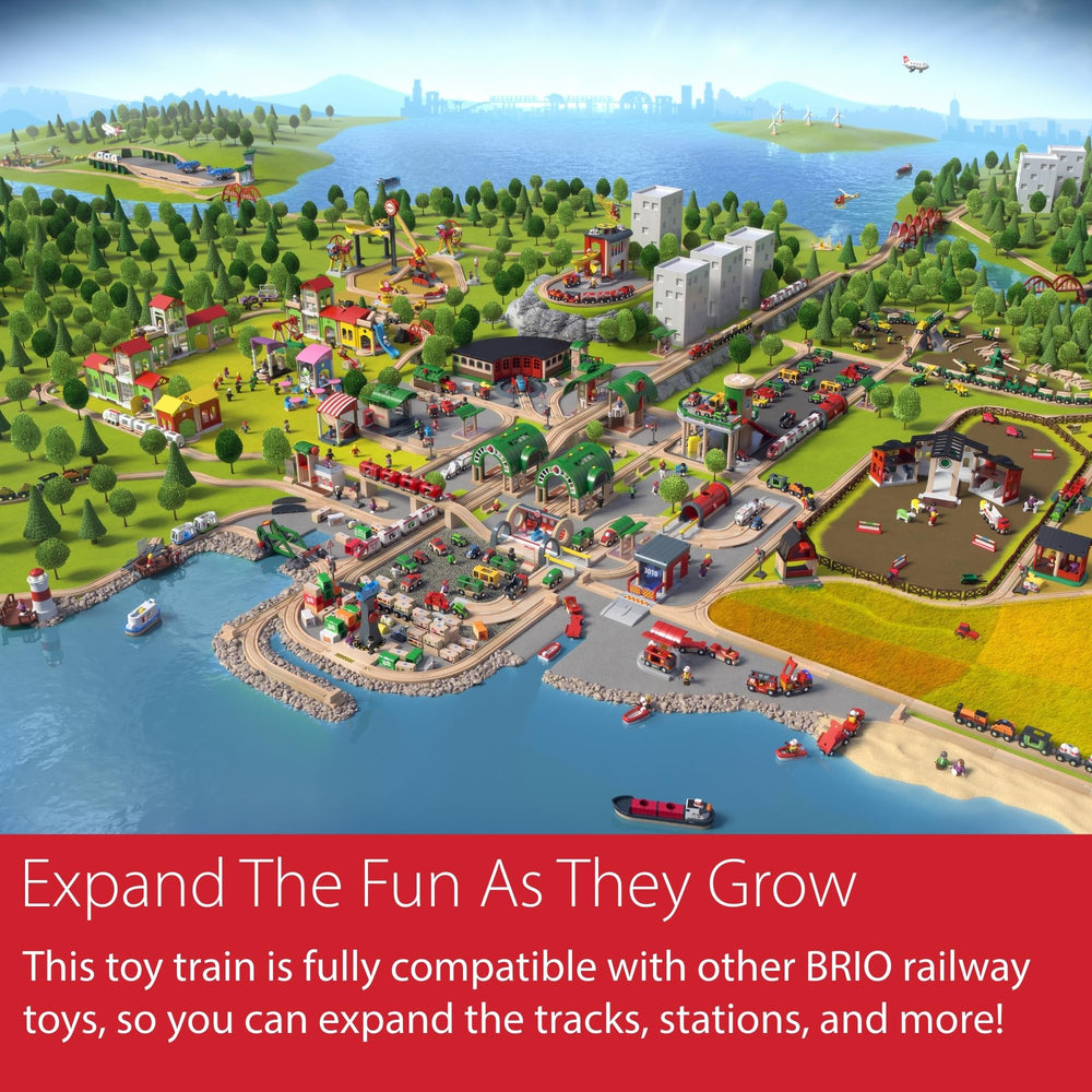 BRIO safety-tested design ensures confident play across age groups.