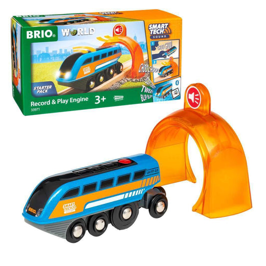 BRIO Smart Tech record-play engine front view for imaginative play