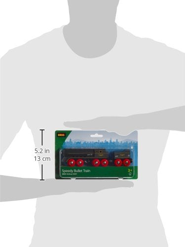 Brio Speedy Bullet Train coal tender detail adds authentic design for imaginative stories