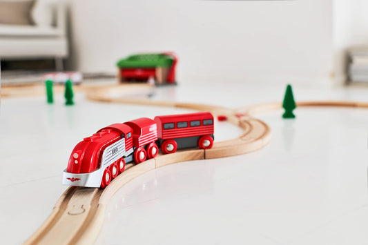 BRIO Streamline train wagons enable expandable BRIO World setups
