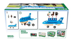 BRIO World 33306 airplane with two poseable figures for storytelling