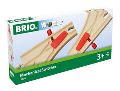 BRIO World 33344 mechanical switch right-turn action for dynamic routing