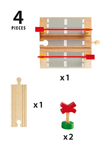 BRIO World 33388 wooden track piece expands any BRIO layout