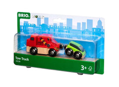 BRIO World 33528 tow truck rear with magnetic coupler for close tows