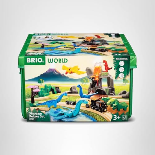 BRIO World Dinosaur Deluxe play mat ready for on-the-go adventures