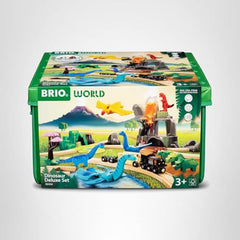 BRIO World Dinosaur Deluxe play mat ready for on-the-go adventures