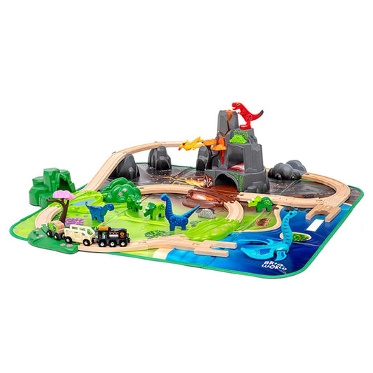 BRIO World Dinosaur Deluxe wagon 1 connects for smooth play
