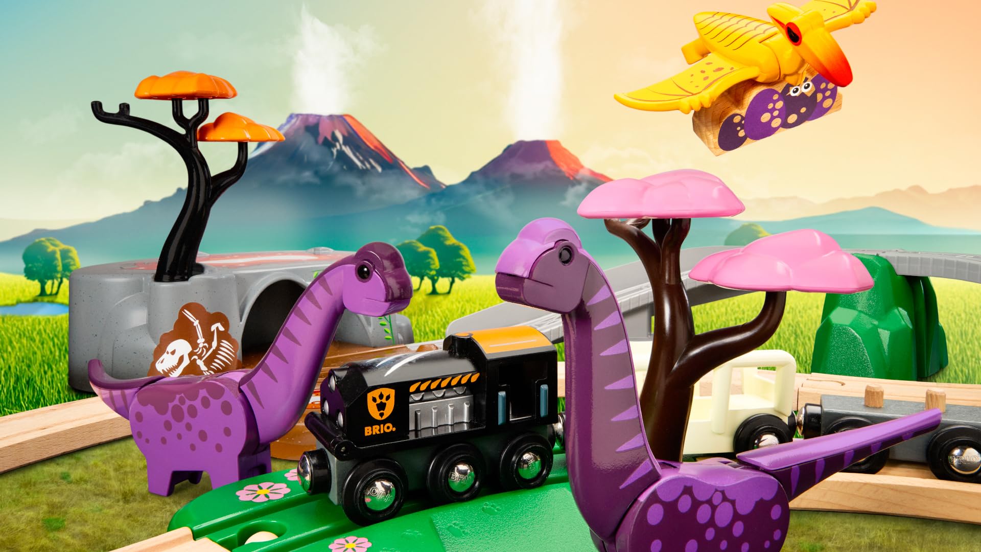 BRIO World scenic pieces inspiring storytelling and pretend play
