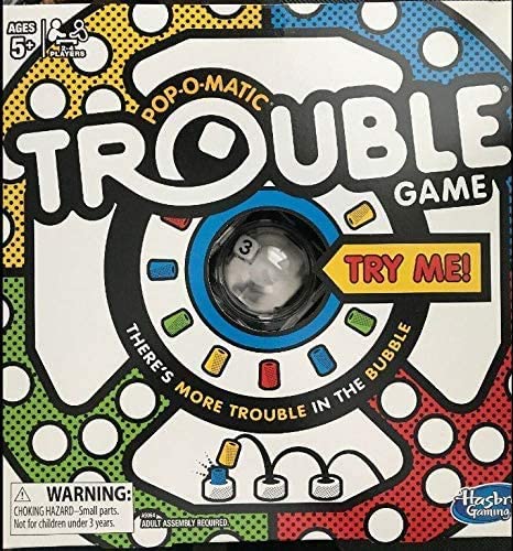 Brishan Classic Trouble pawns ready for racing around the board.