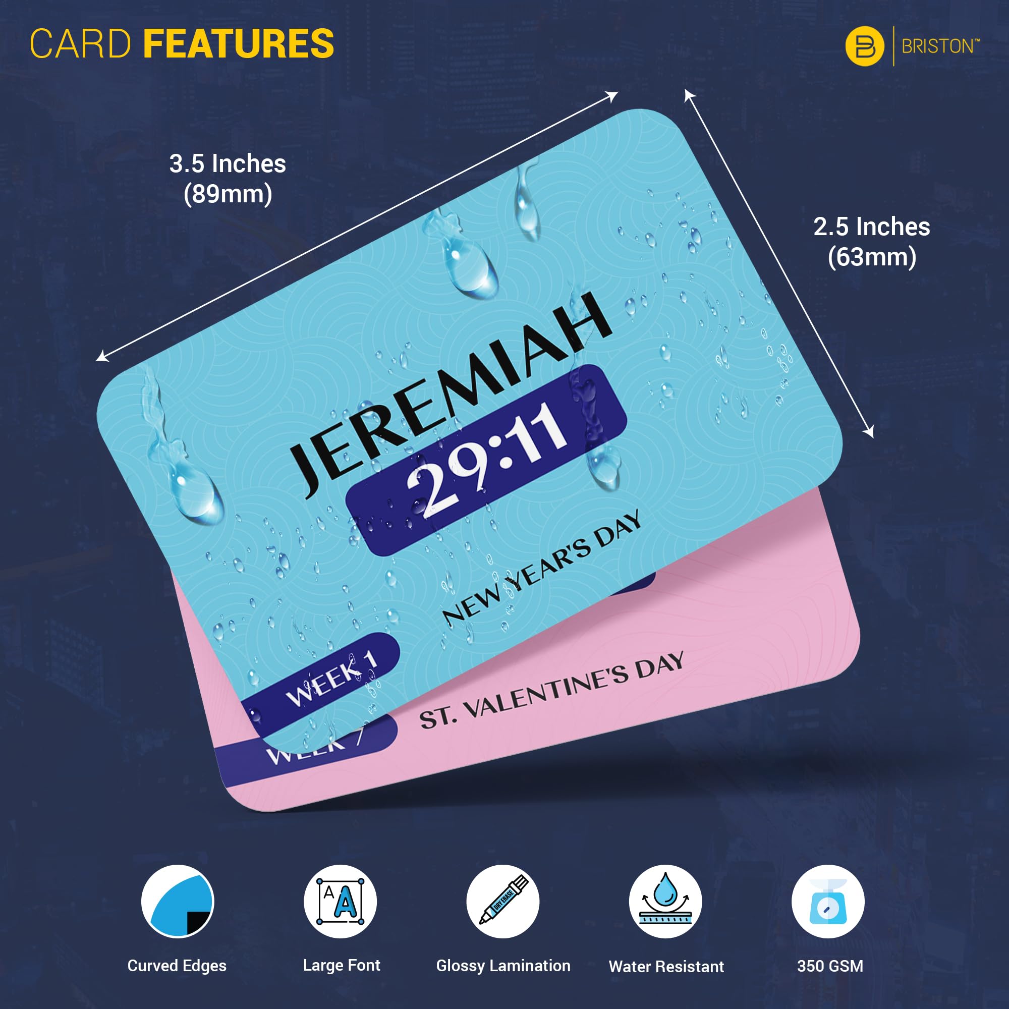 Briston Bible Memory Verse Flash Cards packaging makes a great gift for families and churches.