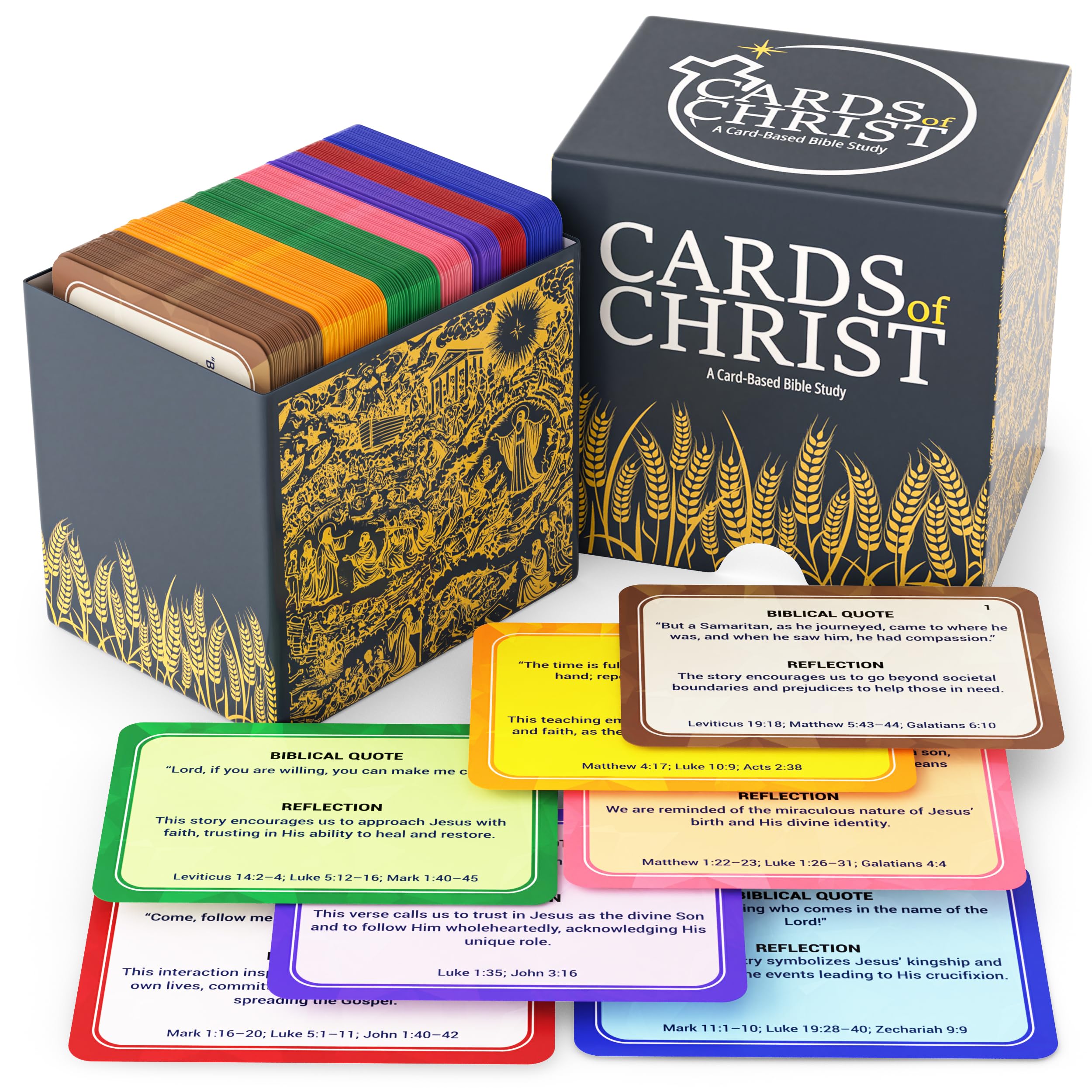 Briston Cards of Christ collection cover showing the complete study set for group lessons