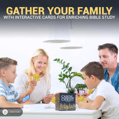 Briston Cards of Christ glossy durable cardstock for portable study cards