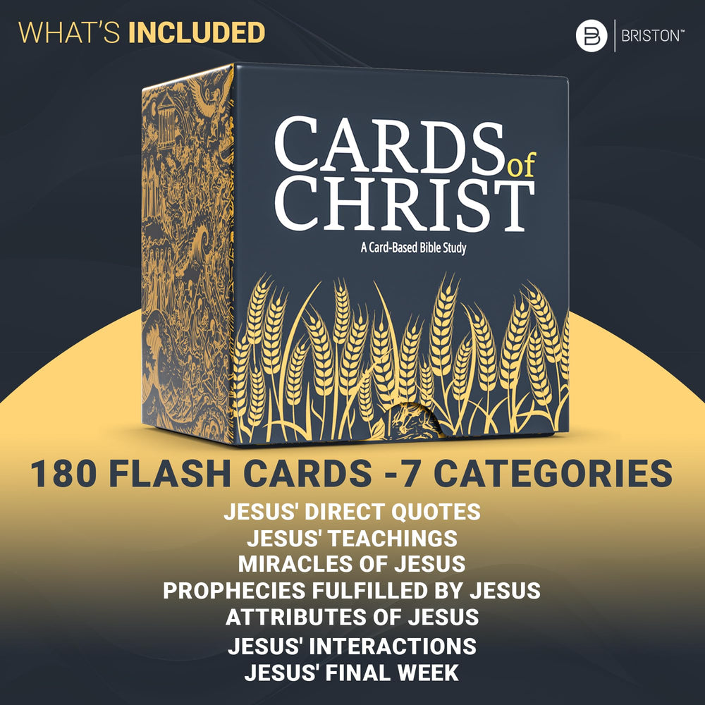 Briston Cards of Christ final week card designed for classroom learning