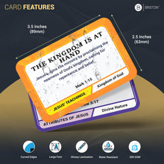 Briston Cards of Christ prophecies card offering context and reflection prompts