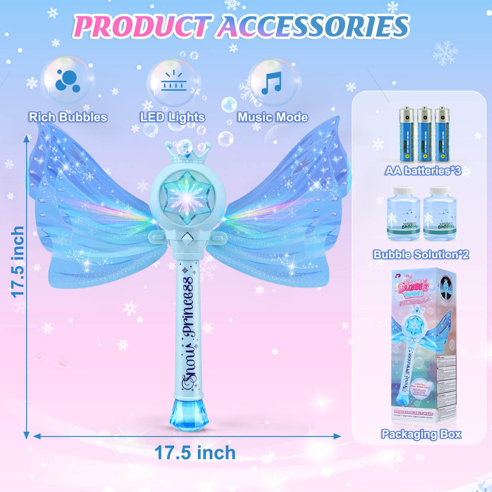 Britik Bubble Wands blue battery compartment for quick setup