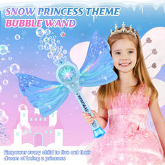 Britik Bubble Wands blue crown for fairy-tale dress-up play