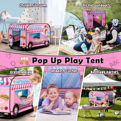 Britik fire truck pop-up tent durable waterproof fabric for outdoor use