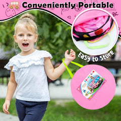 Britik fire truck pop-up tent top opening for basket shooting games