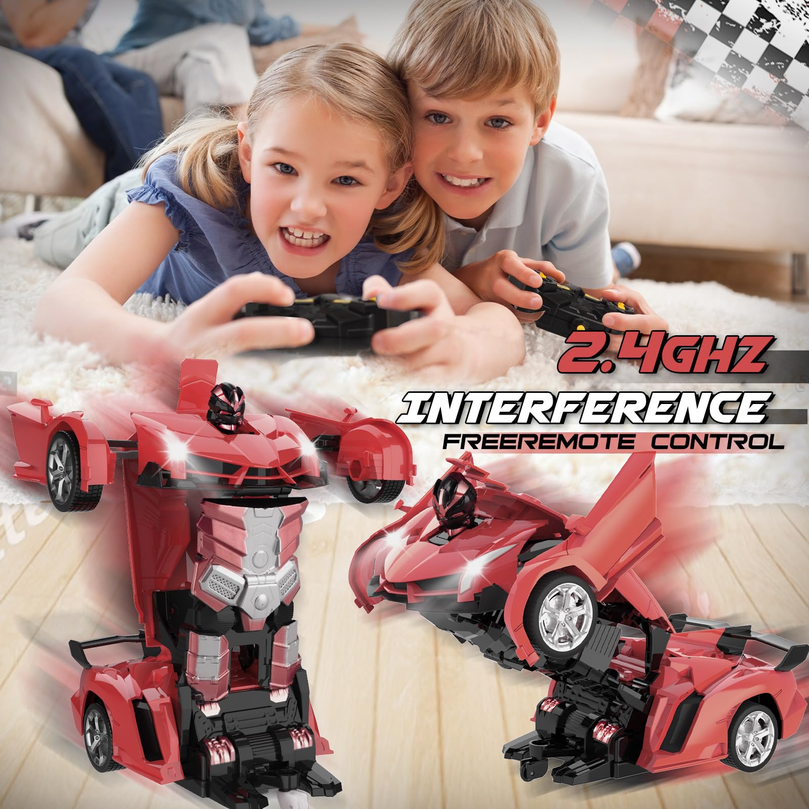 Britik Transform RC car durable ABS body with smooth edges