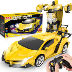Britik Transform RC car in vehicle form for quick, durable play sessions.