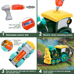 Brixlytoys train moves forward and backward for dynamic pretend play.