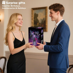 BrixVibe Flowers Building Set adjustable stems — flexible display options for your space.