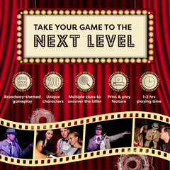 Broadway Murder Mysteries award certificates to celebrate solved mysteries in style