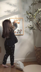 Brooklyn Neutral magnets on a board enabling versatile learning on surfaces