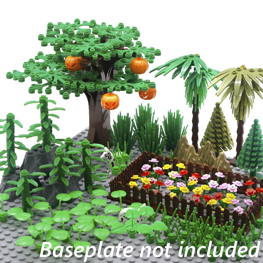 BroTex Botanical Parts Bricks: colorful flowers and leaves for vibrant builds.