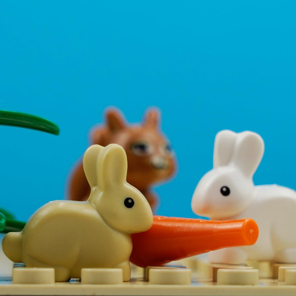 BroTex Friends Animals set includes farm dog and cat for cozy, creative role play.