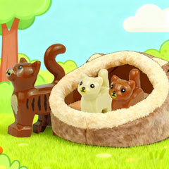 BroTex Friends Animals set highlights safari zebra and giraffe for adventurous storytelling.