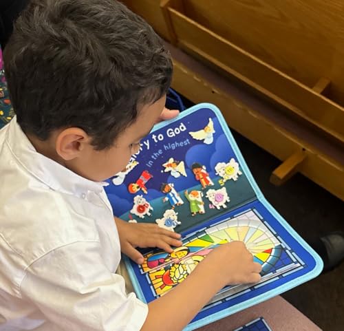 Brother Francis Nativity Busy Book Holy Family figures support hands-on play