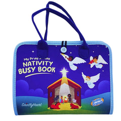 Brother Francis Nativity Busy Book manger scene inviting interactive storytelling