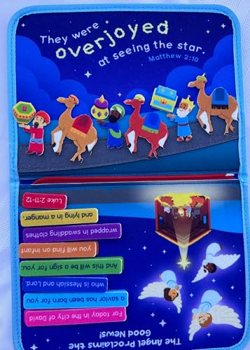 Brother Francis Nativity Busy Book shepherd figures for engaging activity