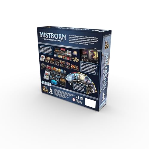 Brotherwise Mistborn allomancy cards showing metal-burn powers for strategic play.