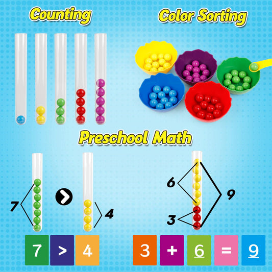 Broytain toddler counting beads for hands-on number sense learning.