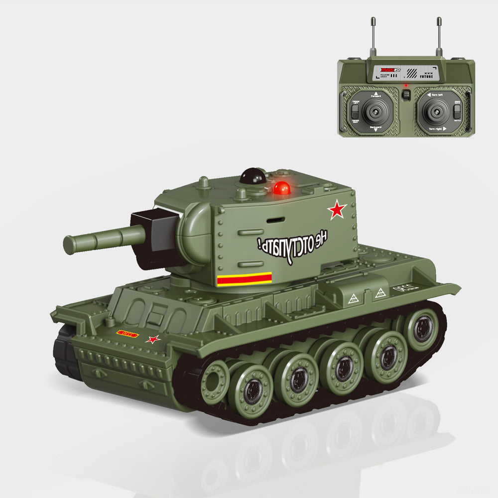 BRRRRT 1/64 RC Tank with compact dimensions for indoor play