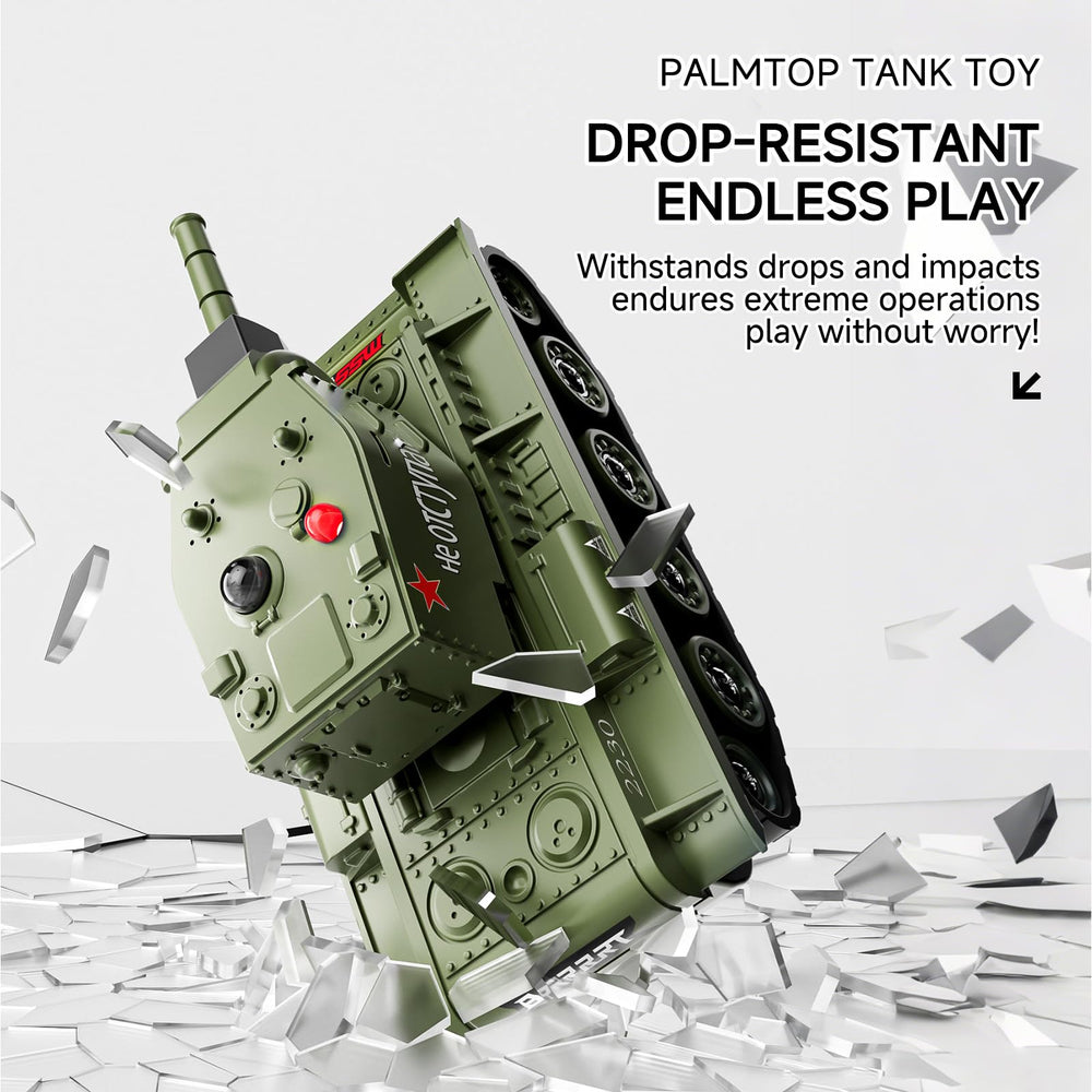 BRRRRT 1/64 RC Tank uses Type-C direct charging for easy power