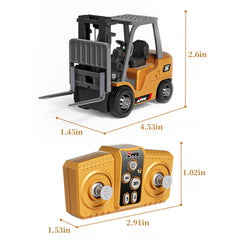BRRRRT 1/64 forklift in transform mode showing versatility