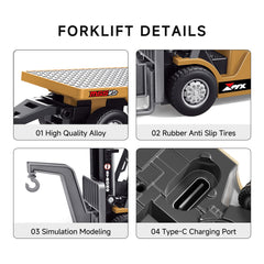 BRRRRT forklift lift arm in action demonstrates precise control for small tasks