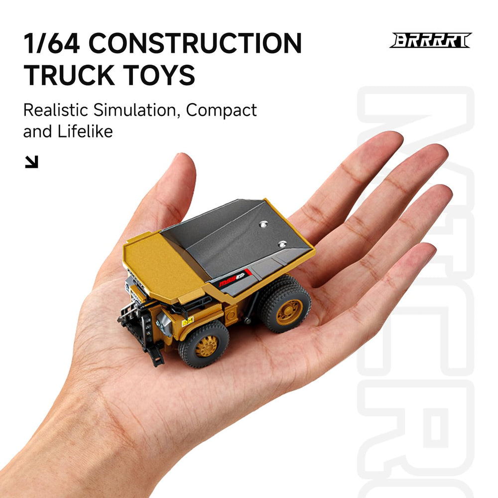 BRRRRT RC truck with lights for realistic night-time operation.