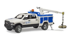 Bruder RAM 2500 truck with spring-loaded axles and all-round light for day and night play
