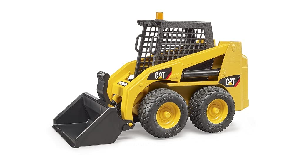 Bruder 09047 rubber-like tread tires provide stable, lifelike movement